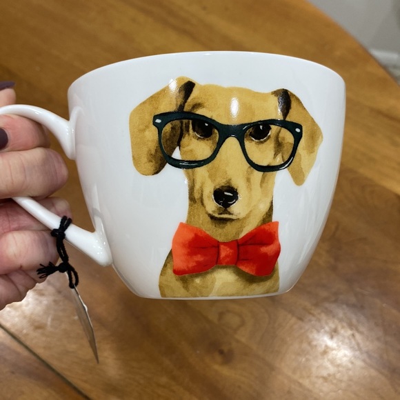 NWT.  Portobello by Design, 16oz., bone china, “Doxie” mug. - Picture 8 of 8
